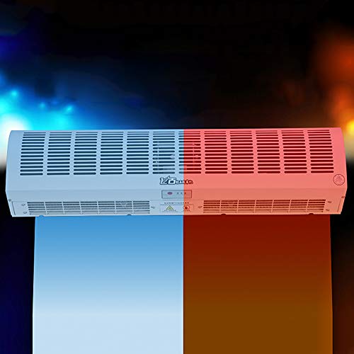 Máquina de cortina de aire con calefacción eléctrica de 0,9 metros Tipo de calefacción fría y caliente centro comercial comercial silencio de aire acondicionado ventilador de pared ventilador