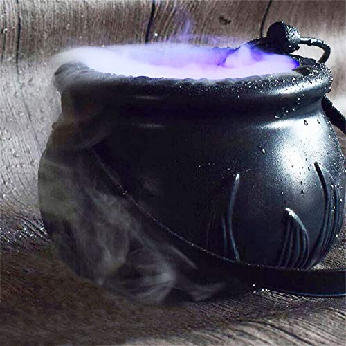 Máquina De Hacer Bruma De Halloween, Máquina De Humo Máquina para Hacer Niebla De Caldero De Brujas para Varios Festivales Party Bar Disco Clubs Escena De La Boda