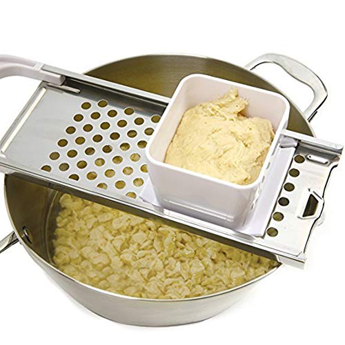 Máquina para Hacer Spaetzle, Herramienta Manual para Cocinar Pasta de Acero Inoxidable, Máquina para Hacer Fideos con Bolas de Masa Hervida, Accesorios de Cocina, para Platos Salados o Dulces