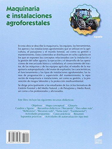 Maquinaria e instalaciones agroforestales: 44 (Agraria)