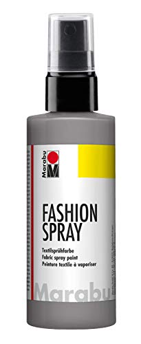 Marabu - Pintura Textil con pulverizador (100 ml), Color Gris