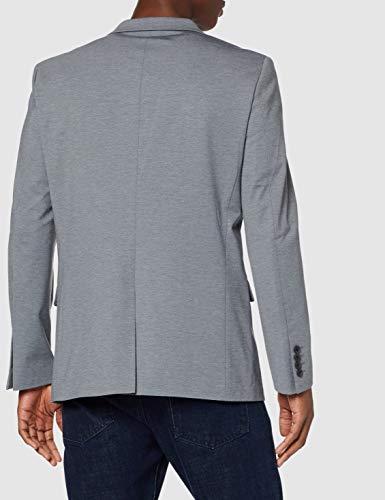 Marca Amazon - find. Blazer para Hombre, Gris (Grey), S, Label: S