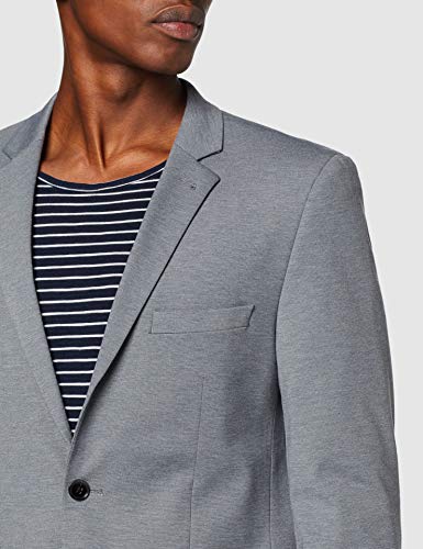 Marca Amazon - find. Blazer para Hombre, Gris (Grey), S, Label: S