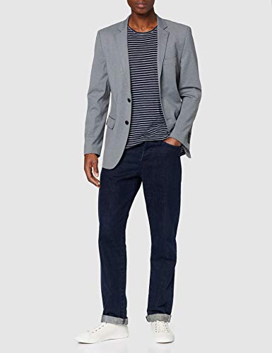 Marca Amazon - find. Blazer para Hombre, Gris (Grey), S, Label: S