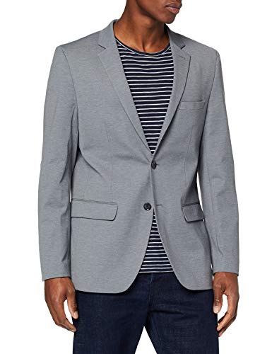 Marca Amazon - find. Blazer para Hombre, Gris (Grey), S, Label: S