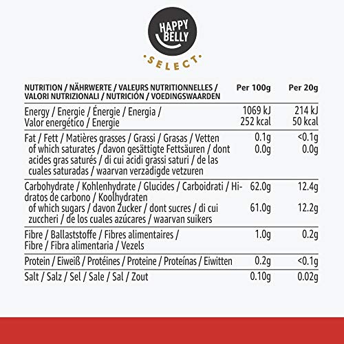 Marca Amazon - Happy Belly Select Mermelada con 75 % de manzana y canela, 2 unidades de 530 g