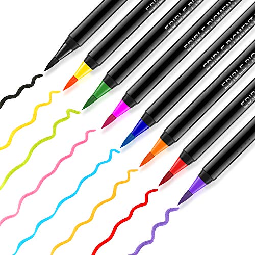 Marcadores de colorante alimentario, Wayin 8pcs Kit de bolígrafos para colorear de alimentos Rainbow Colors Set para hornear y cocinar