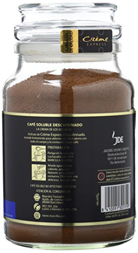 Marcilla Crème Express - Café soluble descafeinado, 200g