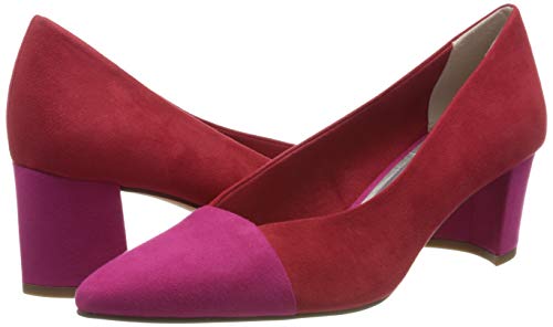 MARCO TOZZI 2-2-22414-24, Zapatos de tacón con Punta Cerrada para Mujer, Rojo Red Pink 570, 37 EU