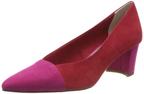 MARCO TOZZI 2-2-22414-24, Zapatos de tacón con Punta Cerrada para Mujer, Rojo Red Pink 570, 37 EU