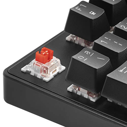 Mars Gaming MKXTKL, teclado mecánico switch rojo, LED 5 colores 10 efectos, ES