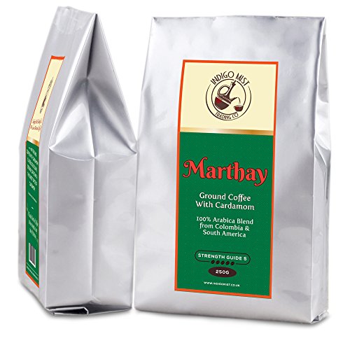 Marthay Café Molido Gourmet Con Cardamomo 250g - 100% Árabe