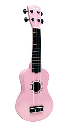 Martin Smith Ukelele soprano con bolsa de ukelele, color Rosa