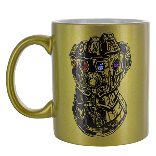 Marvel Avengers infinity Guerra infinity Gauntlet taza, cerámica, otros, 10 x 11 x 11 cm)