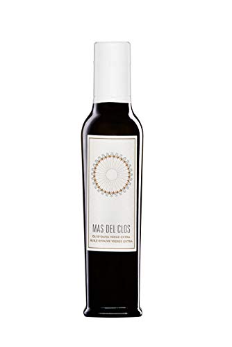 Mas del Clos | Aceite de Oliva Virgen Extra | Gourmet - Categoría Superior | 250ml | Botella de Cristal | Variedad Arbequina | Extracción en Frío con Procedimiento Mecánicos para Máxima Calidad