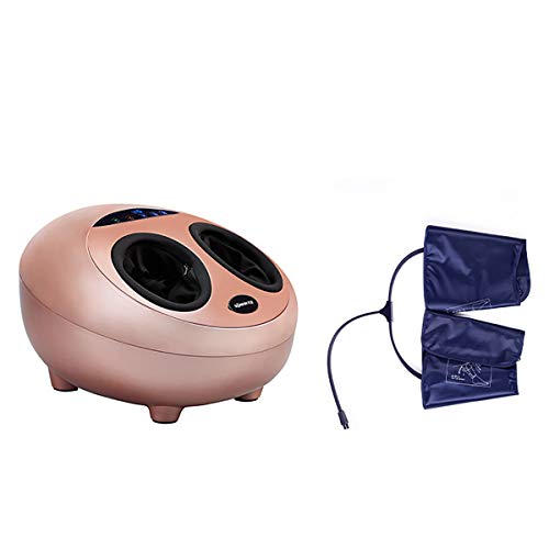 Masaje de pies Ajuste de Velocidad Shiatsu Amasamiento Shiatsu Diabéticos Neuropatía Fascitis Plantar Ideal para pies cansados con Pierna,Gold