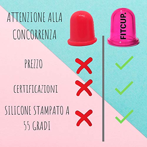 Masajeador Anticelulitico FITCUP. Ventosas Celulitis Aparato Cup Ultima Generacion De Silicona Fda Approved Vacumterapia Cupping Masajes Fisioterapia Cuerpo Professional Anticelulitico