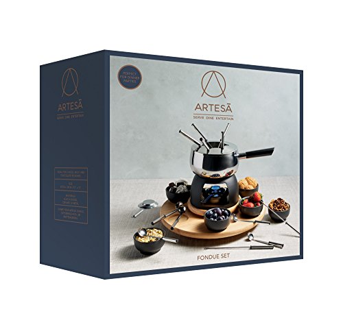 Master Class Artesa – Set de Fondue de acero inoxidable, para 6 personas