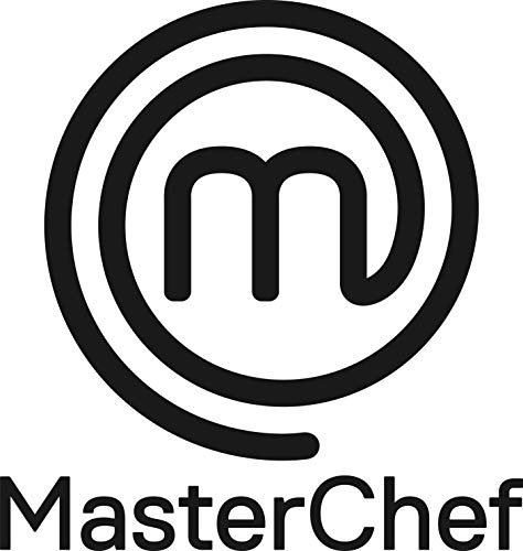 MasterChef Copperline - Wok de acero inoxidable para inducción, acabado espejado, 5 capas, 28 cm