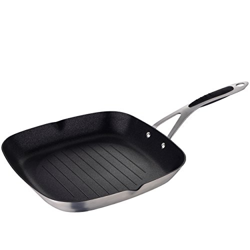 Masterpro PK1278 Gravity Set de sartenes 20/24/28 + Grill Wok 28 cms. Aluminio prensado, inducción