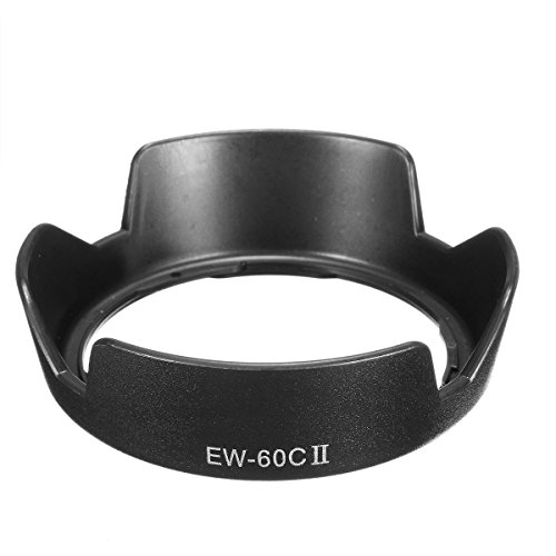 MASUNN Ew-60C II Et-60 II Es-62 II Parasol para Canon EF 18-55Mm 55-250Mm 50Mm F 1.8 II