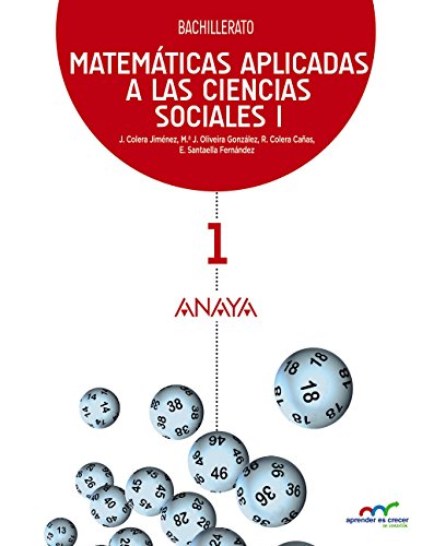 Matemáticas aplicadas a las Ciencias Sociales I. (Aprender es crecer en conexión) - 9788467826951