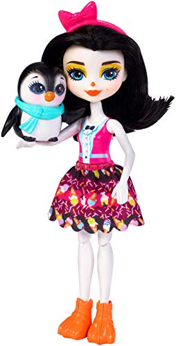 Mattel Enchantimals Wheel Frozen Treats Preena Penguin Doll & Playset FKY58, Playset y Muñeca