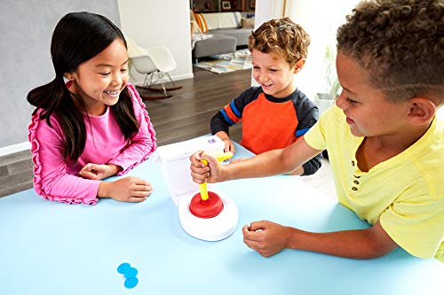 Mattel FWW30 Baño Boom Atrapa la Caca - Juego de mesa infantil de 2 a 4 jugadores, a partir de 5 años