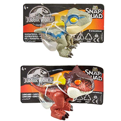 Mattel-GKX72 Jurassic world Dino bocazas 11x5cm, Multicolor (GKX72) , color/modelo surtido