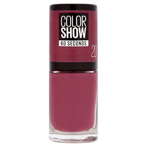 Maybelline New York Color Show, Esmalte de Uñas Secado Rápido, Tono: 020 Blush Berry