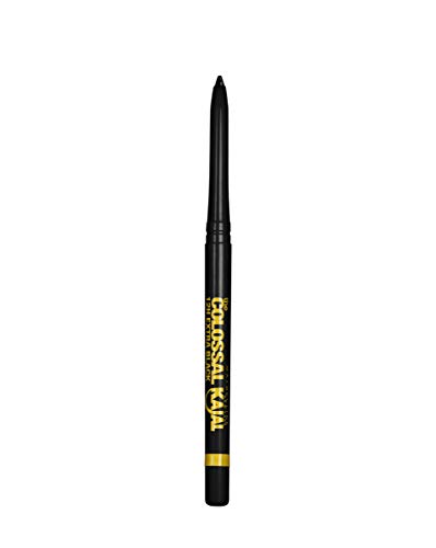 Maybelline New York - Eyeliner The Colossal Kajal, Lápiz de Ojos Negro, Tono Extra Black