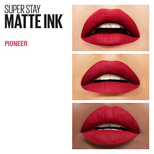 Maybelline New York - Superstay Matte Ink, Pintalabios Mate de Larga Duración, Tono 20 Pioneer