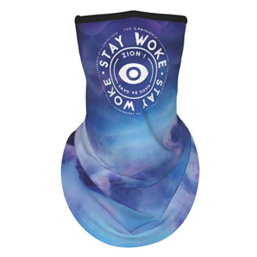 MDFE Stay Woke Logo Ear Loop Face Cover reutilizable lavable cuello polaina pasamontañas bandanas para ciclismo deportes al aire libre