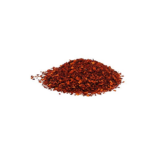 Med Cuisine "Aleppo" Spice Mix - Escamas De Pimiento Rojo Machacado Con Sabor Profundo - Pimiento Rojo De Jericó Y Aceite Vegetal - Polvo Picante - Copos De Chile Sin Lactosa, Veganos Y Sin OGM