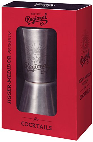 Medidor Jigger Profesional Barman para Bebidas, Licores y Cócteles de Acero Inoxidable - Vaso Doble Medida de 25 y 50 ml