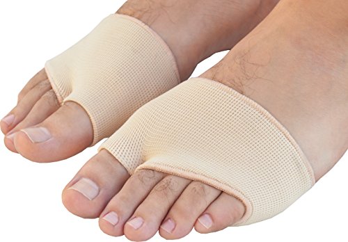 Medipaq Almohadilla de Gel para Soporte de Metatarso – Almohadilla Metatarsal de Alivio del Dolor de la Bola del Pie – Plantillas de Gel que Pueden Usarse Sin Zapatos – 1x Par – Talla Euro 36-41