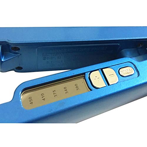 Meen Rizador de Cabello Versión Estrecha de Nano Titanium Hair Straightener Control de Temperatura Comercio Exterior Straight Hair Splint-Blue