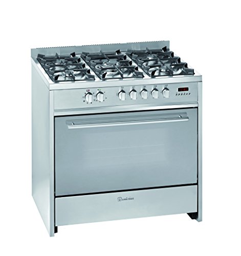 Meireles E 911 X - Cocina (Cocina independiente, Acero inoxidable, Botones, Giratorio, Acero inoxidable, Frente, Electrónico)