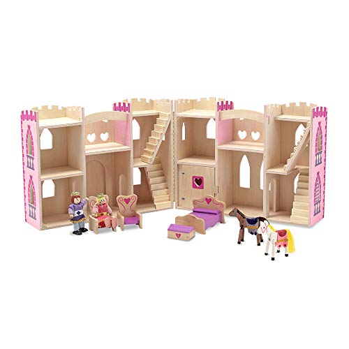 Melissa & Doug 13708 - Castillo de Princesa Plegable y portátil