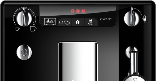 Melitta Caffeo Solo&Perfect Milk E957-101, Cafetera Automática con Molinillo, Auto Capuchinador, 15 Bares, Café en Grano, Limpieza Automática, Personalizable, Negro