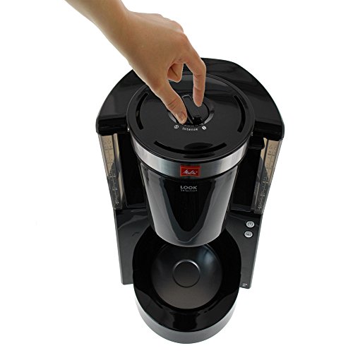 Melitta Look IV Therm Selection 1011-11/-12 Cafetera de Filtro, 1000 W, 1 Liter, Negro/Acero Inoxidable