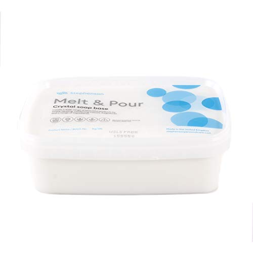 Melt And Pour Jabón Base Blanco Libres De SLS - 1Kg