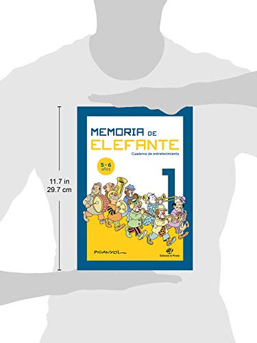 Memoria de elefante: Cuaderno para Primero De Primaria: Juegos para niños de 5 y 6 años: primero de primaria: Cuadernillo de actividades: 1 (cuadernos de actividades)