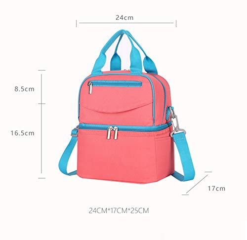 Mengshen Bebé Bolsa para Enfriador de biberones/Mochilas de Picnic - Almacenamiento de Gran Capacidad para Viajes Mantener la Leche Materna Material Medicinal frío Almuerzo portátil