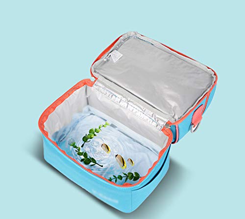 Mengshen Bebé Bolsa para Enfriador de biberones/Mochilas de Picnic - Almacenamiento de Gran Capacidad para Viajes Mantener la Leche Materna Material Medicinal frío Almuerzo portátil