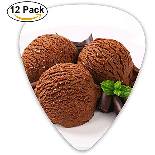 Menta Chocolate Helado Guitar Pick 12pack