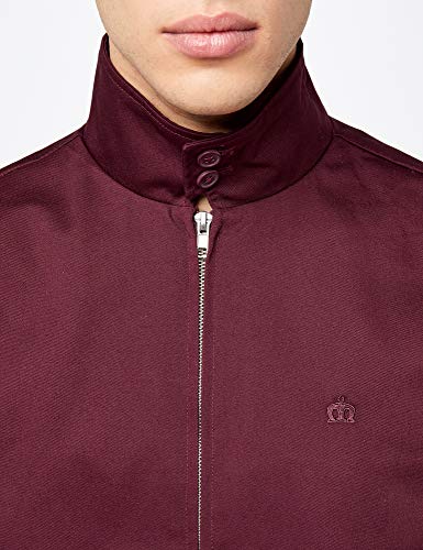 Merc Harrington, Abrigos de Manga Larga Para Hombre, Rojo (Vino), Large