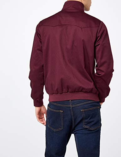 Merc Harrington, Abrigos de Manga Larga Para Hombre, Rojo (Vino), Large