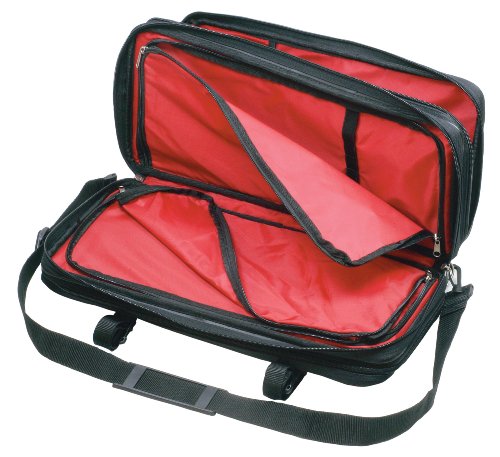 Mercer Culinary Bolso de Lona con Triple Cremallera, 21 Bolsillos, para Cuchillos, Color Negro