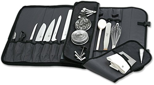 Mercer Culinary. Funda de Cuchillos con 17 Compartimentos